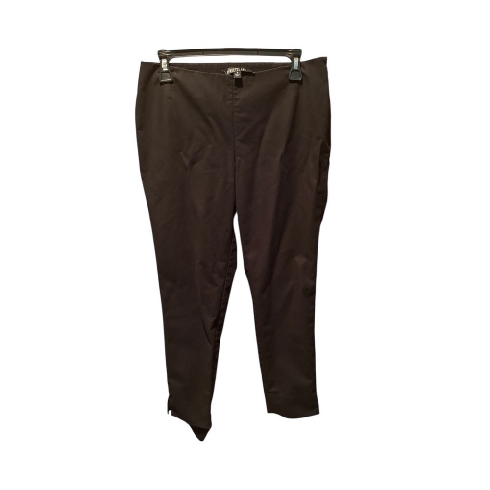 Lafayette 148 Stanton Slim Leg Ankle pants in Black Size 8